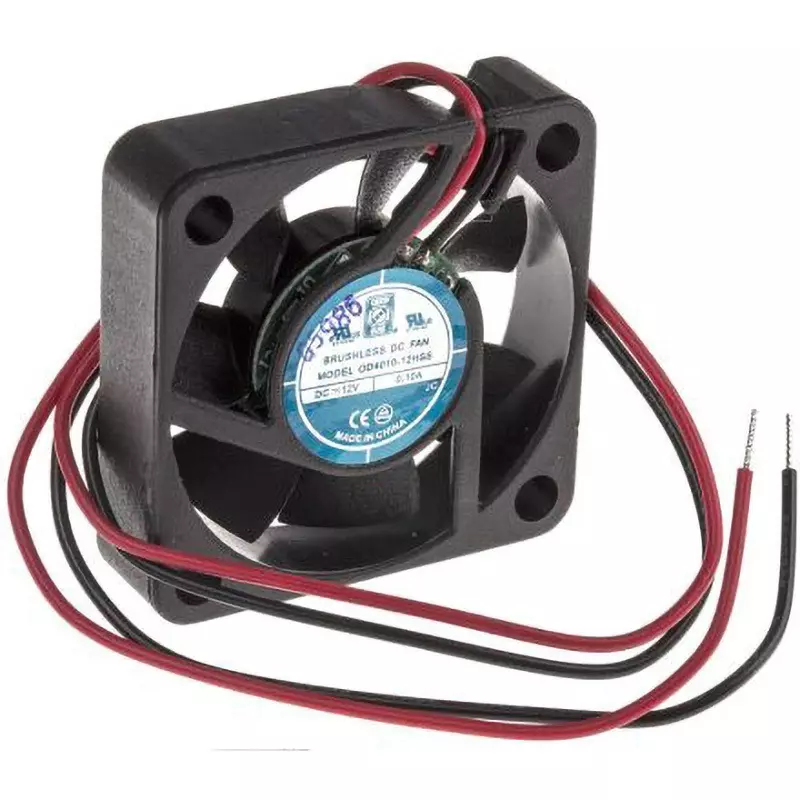 RS PRO DC Axial Fan DC 12 V Input Voltage Square Shape, 668-8808
