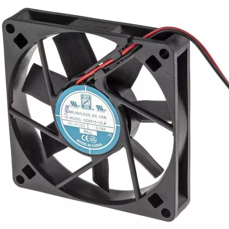 RS PRO DC Axial Fan DC 12 V Input Voltage Square Shape, 541-4993