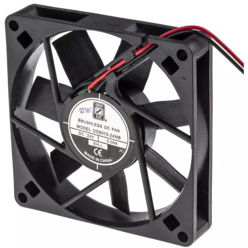 RS PRO DC Axial Fan DC 24 V Input Voltage Square Shape, 541-5261