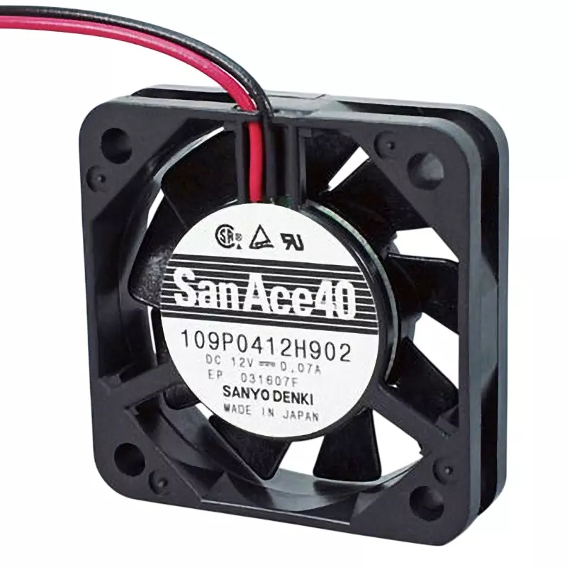 Sanyo Denki DC SAN ACE DC Fan 109 P 40 X 10 Thickness, 109P0412H902