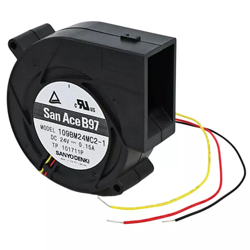 Sanyo Denki DC San Ace Blower 33 mm Thickness 97 mm Square Drive, 109BM24MC2-1