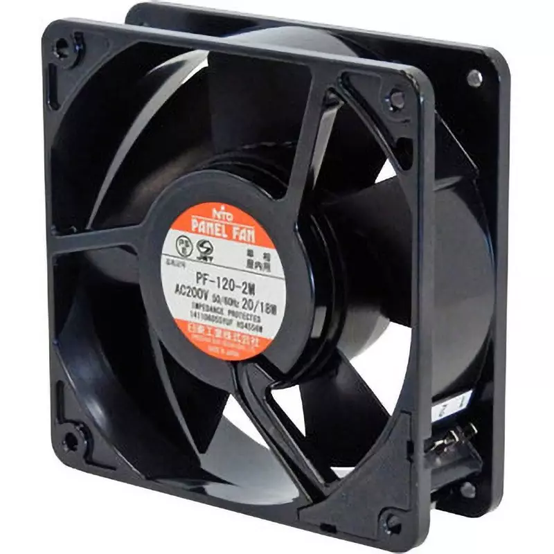 NITTO KOGYO Ventilation Fan 0.13/0.11 A Rated Current, PF-120-2M