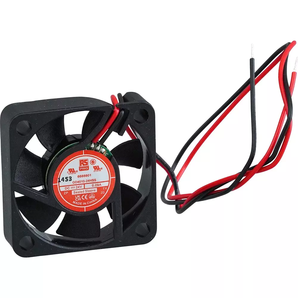 RS PRO DC Axial Fan DC 24 V Input Voltage Square Shape, 668-8801