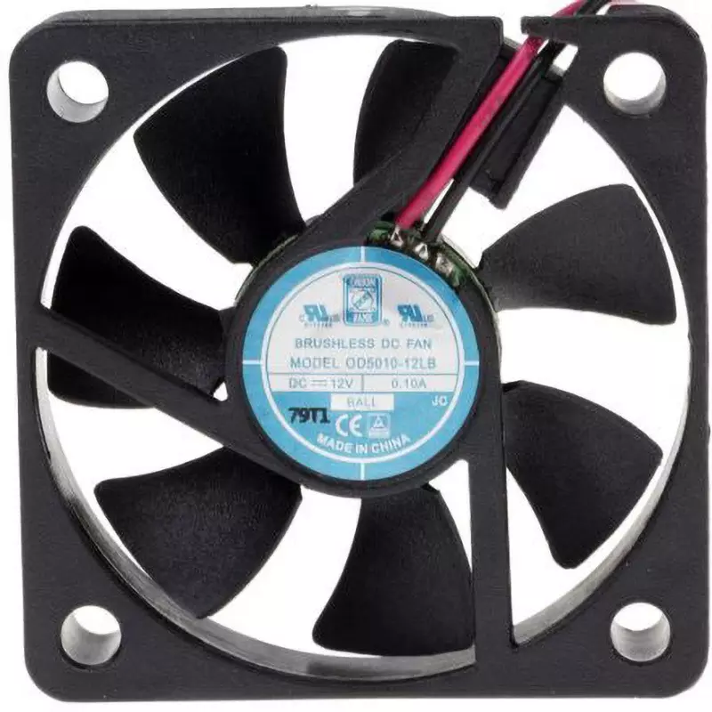 RS PRO DC Axial Fan DC 12 V Input Voltage Square Shape, 144-2049