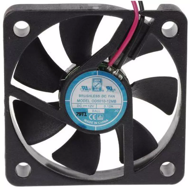 RS PRO DC Axial Fan DC 12 V Input Voltage Square Shape, 144-2050