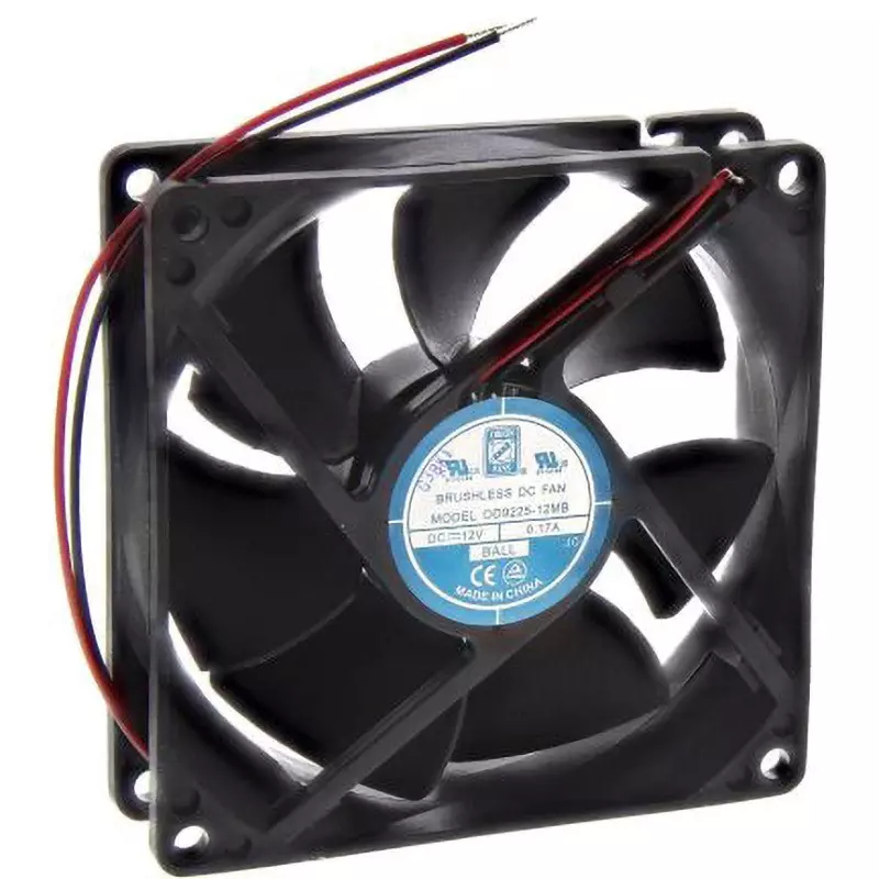 RS PRO DC Axial Fan DC 12 V Input Voltage Square Shape, 541-5075