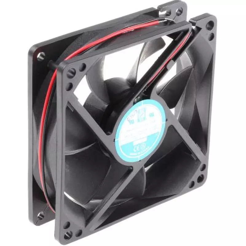 RS PRO DC Axial Fan DC 12 V Input Voltage Square Shape, 668-8842
