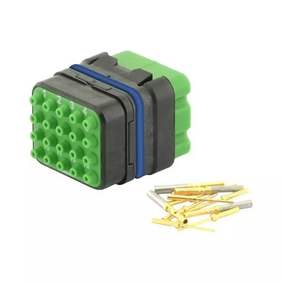 SOURIAU-SUNBANK / EATON RECTANGULAR MODULE, PLUG, 20POS, 4ROW, 8MQ2M2022PBE