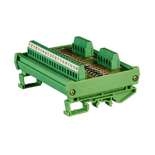 Connectwell Standard Indivisual DC Lamp Test Module Green 6 Channels Rail Mount, IMDLT/DC/S/6
