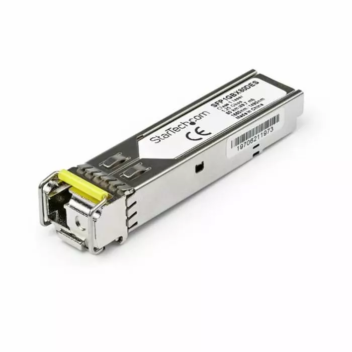 StarTech.com Dell EMC Compatible LC Single Mode SFP Transceiver Module Full Duplex 1000Mbit/s, SFP1GBX80DES