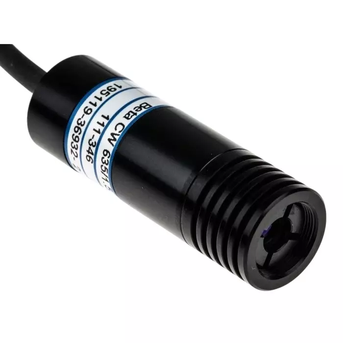 Global Laser Module 633 nm 1.5 mw Continuous Wave TTL control Ellipse pattern +4.5 - +5.5 V, 1068-40-000