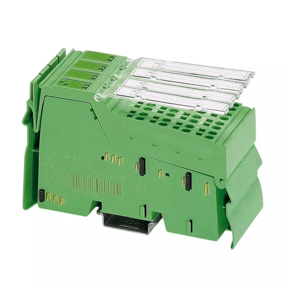 Phoenix Contact Inline Series Temperature Measurement Terminal with 4 Conductor, IB IL TEMP 4/8 RTD/EF-PAC