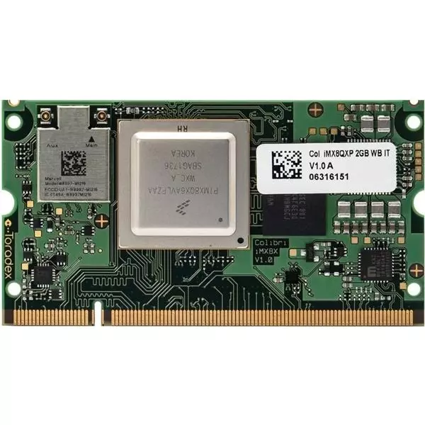 Toradex System-On-Module 3.3 V Operating Supply Voltage, Colibri iMX8DX 1GB