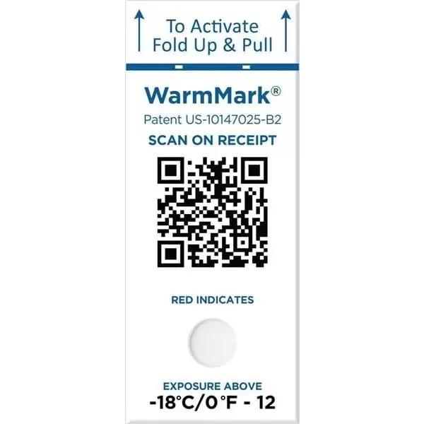 SpotSee Temperature Indicator +121�C Maximum Operating Temperature, WM -18/0-SQ