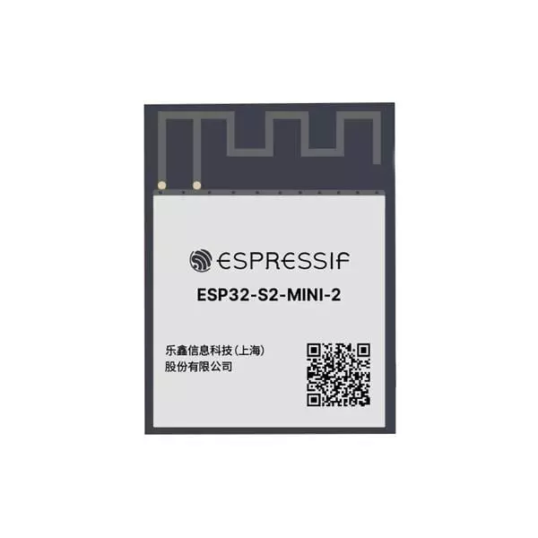 Espressif WiFi Module 2.412 GHz to 2.484 GHz Frequency, ESP32-S2-MINI-2-N4
