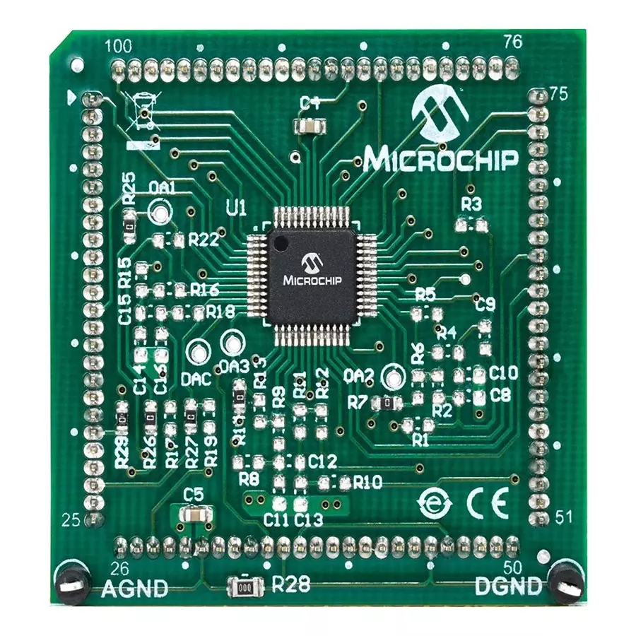 MICROCHIP Plug-In Module, Op-Amp Motor Control Pim, Ma330050-1