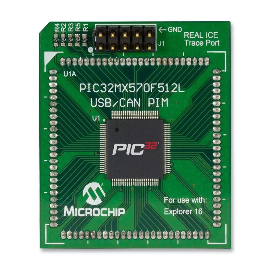 MICROCHIP Plug-In Module, Pic32Mx, Can & Usb, Ma320015