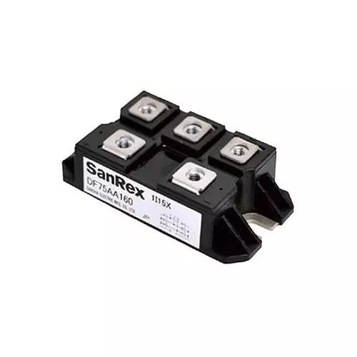 Sanrex Discrete Semiconductor Module Screw Mount 1.4 V Vf - Forward Voltage, DF75AA160