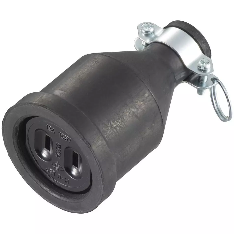 OHM ELECTRIC Waterproof Body 15 A Current 125 V Voltage, HS-H15P