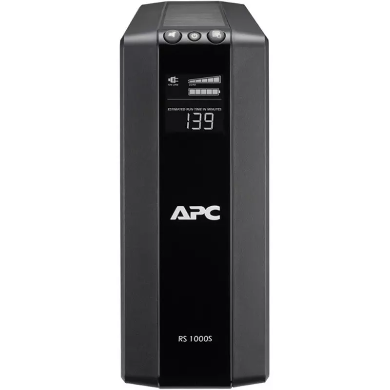 Schneider Electric Sinewave Battery 600.0 W Power Black Uninterruptible power supply (UPS) Type, BR1000S-JP5W