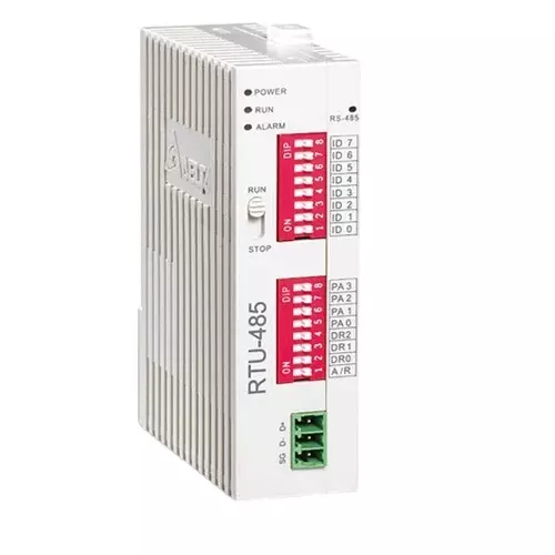 Delta RS-485 Remote 10 Module with 24 VDC (-15 to 20%) Supply Voltage and Suitable For S Series, RTU-485