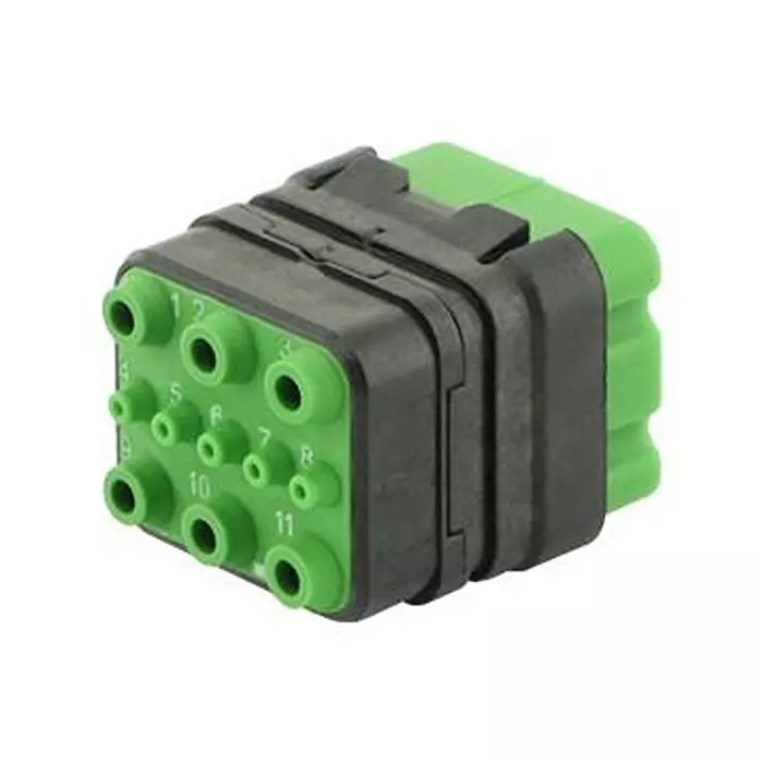 SOURIAU-SUNBANK / EATON RECTANGULAR MODULE, PLUG, 11POS, 3ROW, 8MQ2M9901AD
