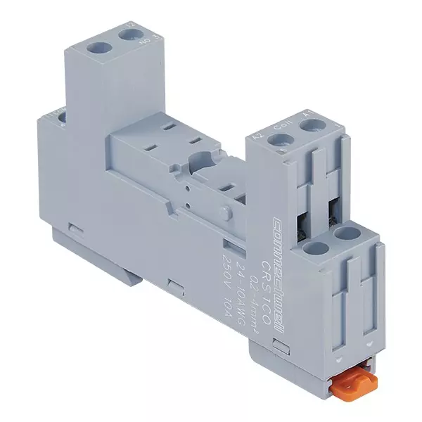 Connectwell Modular General Purpose Relay Socket 1CO SPDT 10 A 250 V Grey, CRS1COY