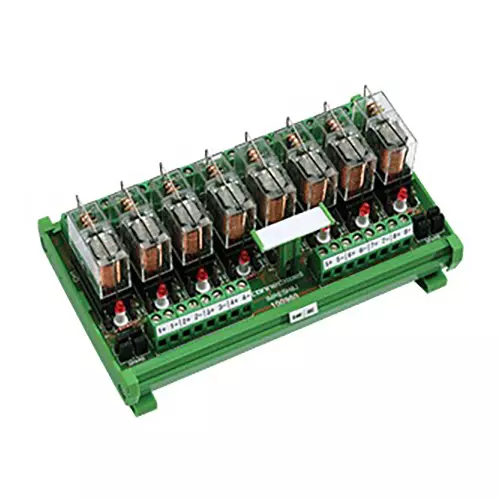 Connectwell Relay Module 1CO 16 Channel 110 VAC Rail Mount with Base (Pluggable Relay), IMRE1SS16/110A/OM