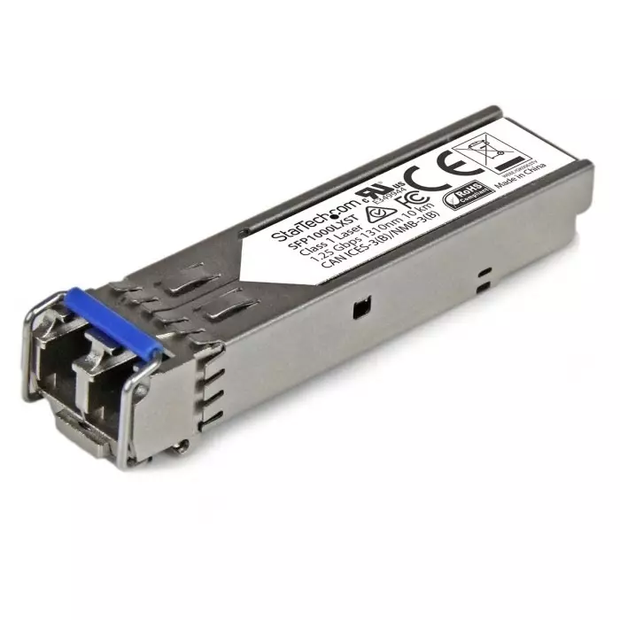 StarTech.com MSA Compatible LC Single Mode Transceiver Module Full Duplex 1000Mbit/s, SFP1000LXST