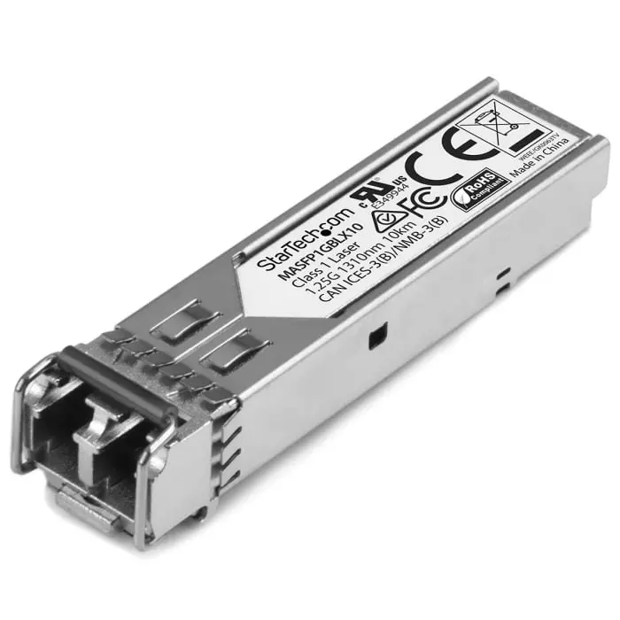 StarTech.com Cisco Compatible LC Single Mode Transceiver Module Full Duplex 1000Mbit/s, MASFP1GBLX10