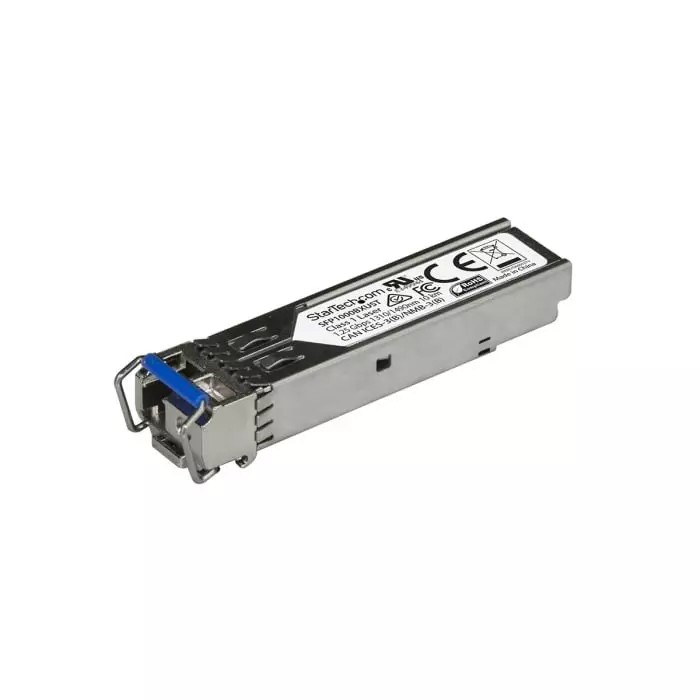 StarTech.com MSA Compatible LC Single Mode Transceiver Module Full Duplex 1000Mbit/s, SFP1000BXUST