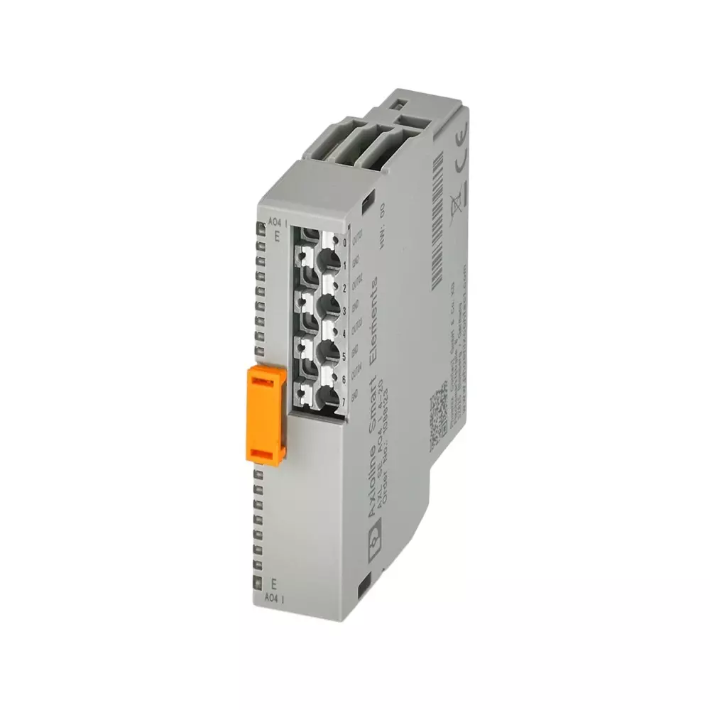 Phoenix Contact Axioline Smart Elements Analog Input Module with 2 Conductor, AXL SE AO4 I 4-20