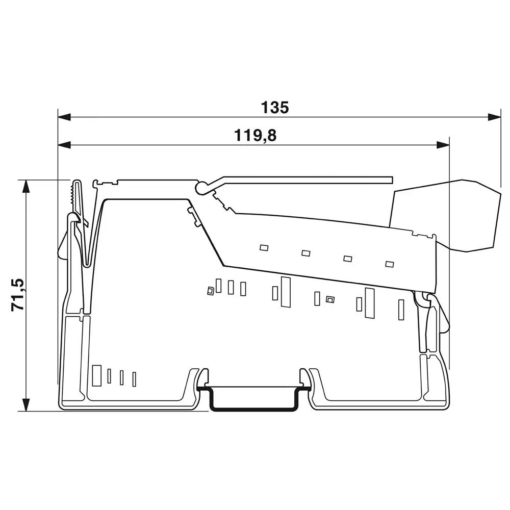 Phoenix Contact Inline Series Communication Module 500 Kbps Transmission Speed, IBS IL 24 RB-T-PAC