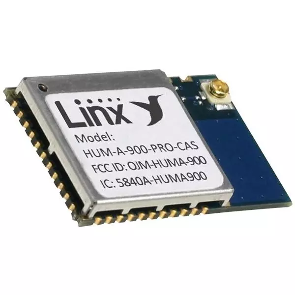 TE CONNECTIVITY HumAPRO Transceiver 25 dBm Output Power 902 MHz to 928 MHz, HUM-A-900-PRO-CAS