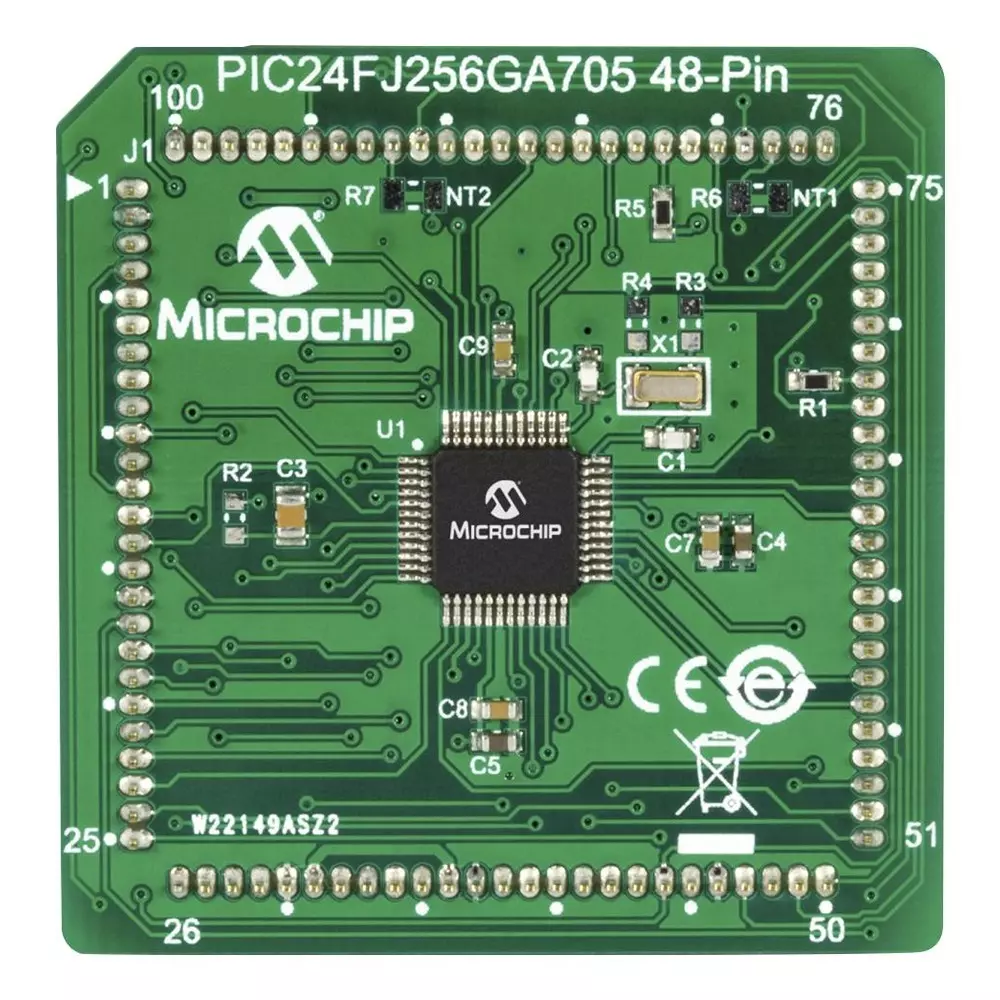 MICROCHIP Plug-In Module, 16 Bit Microcontroller, Ma240039