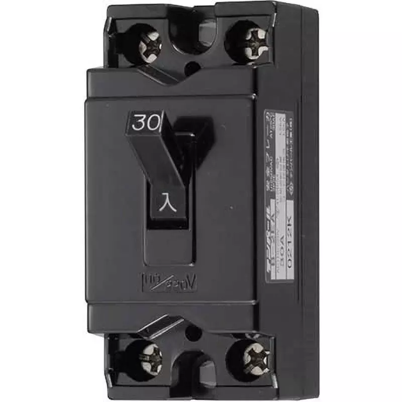 OHM ELECTRIC Distribution Board / Breaker 30 A Current AC100/200 V Voltage 22 E Pole, HS-B2EA30-G