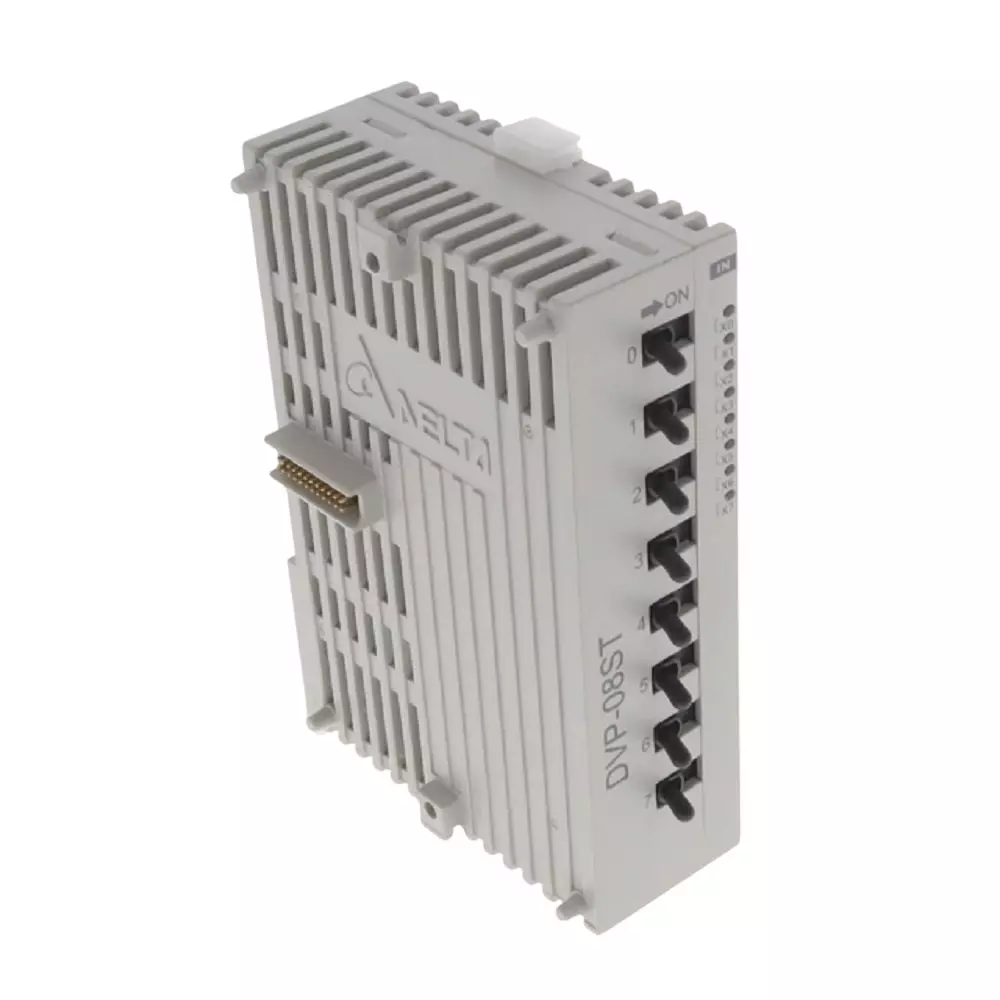Delta Digital Extension Module with 8 Digital Input and 24 V DC Supply Voltage, DVP08ST11N