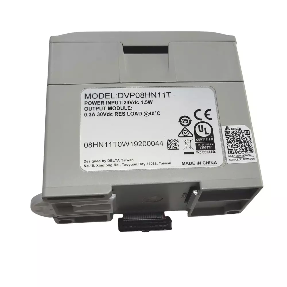 Delta Digital Extension Module with 24 V DC Main Supply Voltage, and 8 Digital Output Transistor Type, DVP08HN11T