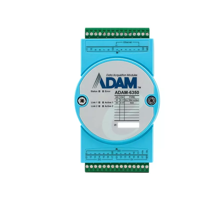 Advantech Ethernet Module 10 to 30 V DC Input Power -25 to 70â„ƒ Operating Temperature, ADAM-6350-A1