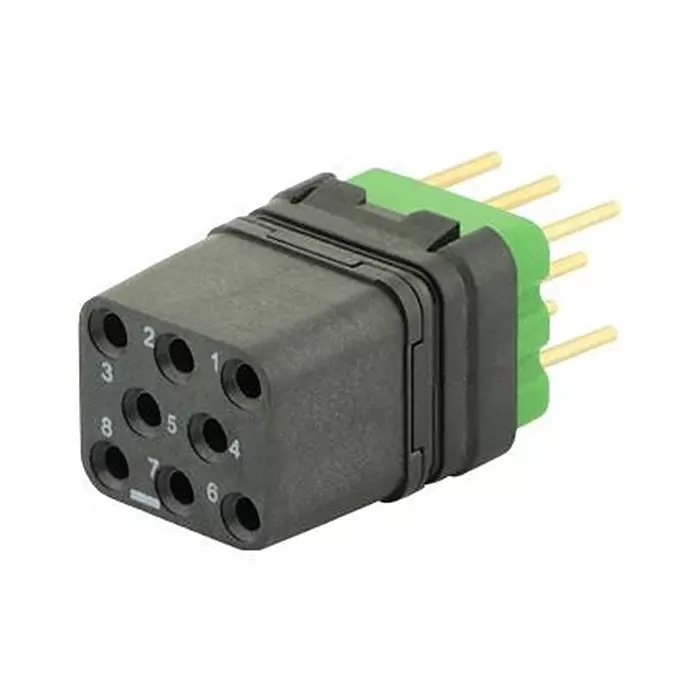 SOURIAU-SUNBANK / EATON RECTANGULAR MODULE, RCPT, 8POS, 3ROW, 8MQ2M0816UA