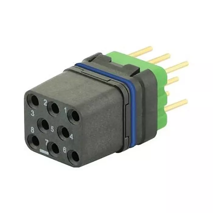 SOURIAU-SUNBANK / EATON RECTANGULAR MODULE, RCPT, 8POS, 3ROW, 8MQ2M0816UAE