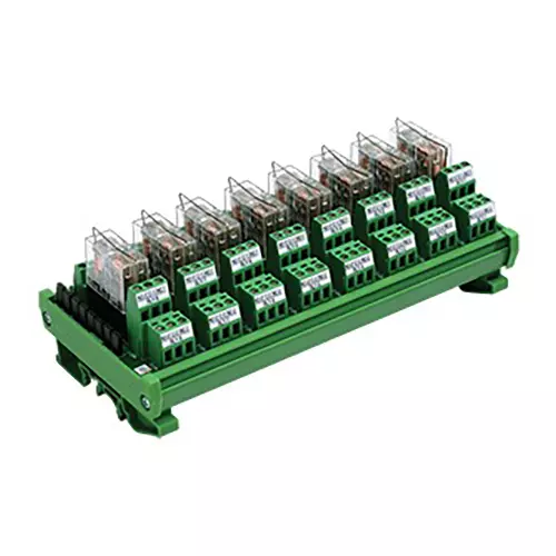 Connectwell Relay Module 2CO 1 Channel 24 VDC Rail Mount with Base (Pluggable Relay), IMRE2SS1/24/OM