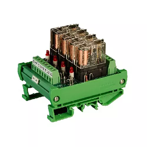 Connectwell Rectifier Version Relay Module 1 Channel 1CO 24 VAC with Base (Pluggable Omron Relay), IMRE1SS1/24A/OMRE