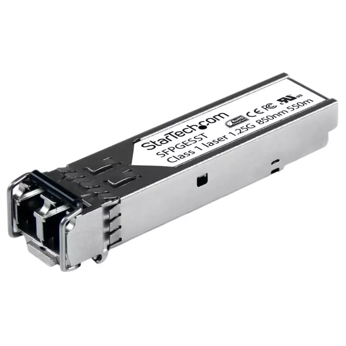 StarTech.com Cisco Compatible LC Multi Mode Transceiver Module Half/Full Duplex, SFPGESST