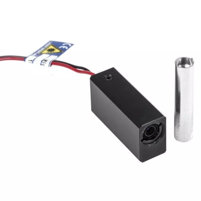 Global Laser Module 635 nm 3 mw Continuous Wave Ellipse pattern +3.5 - +5 V, 1452-04-000