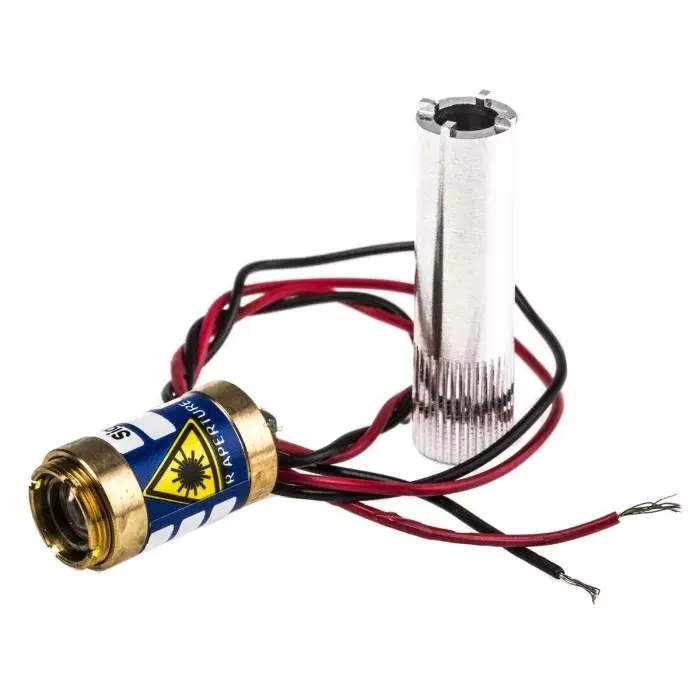 Global Laser Module 650 nm 3 mw Continuous Wave Ellipse pattern +3 - +5.5 V, 5001-20-000
