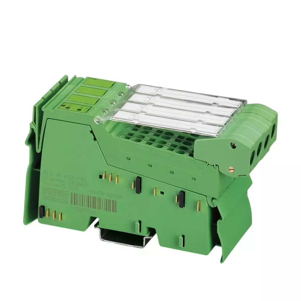 Phoenix Contact Inline Series Analog Input Module 2, 3, 4 Conductor, IB IL AI4/EF-PAC