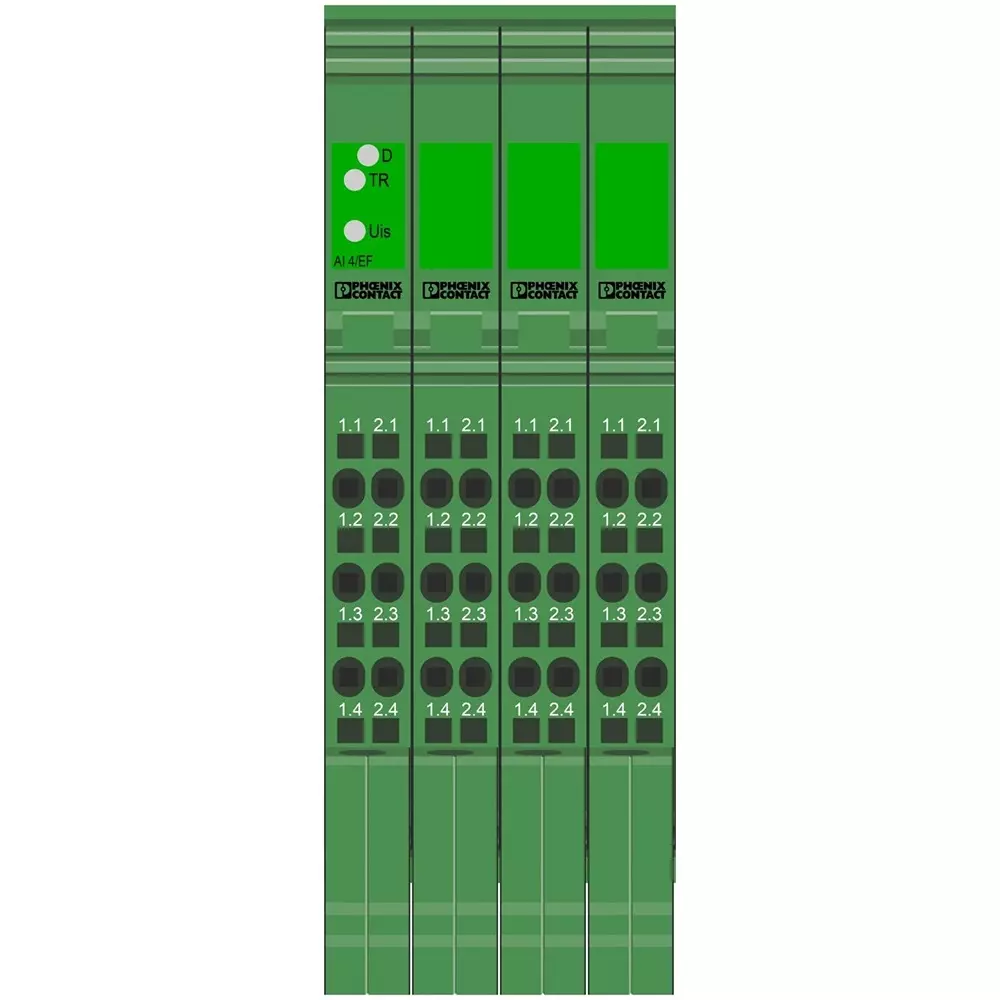 Phoenix Contact Inline Series Analog Input Module 2, 3, 4 Conductor, IB IL AI4/EF-PAC