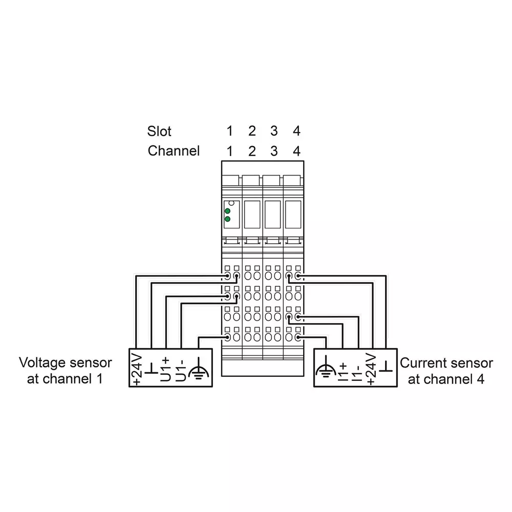 Phoenix Contact Inline Series Analog Input Module 2, 3, 4 Conductor, IB IL AI4/EF-PAC