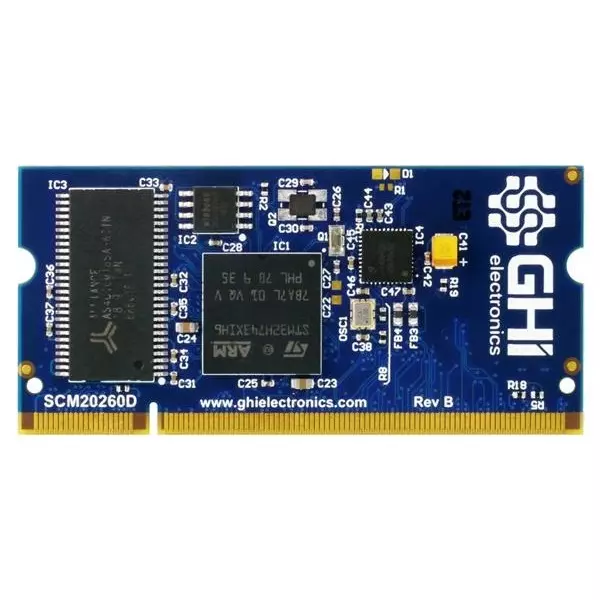 GHI Electronics System-On-Module 3.3 V Operating Supply Voltage, SCM-20260D-C